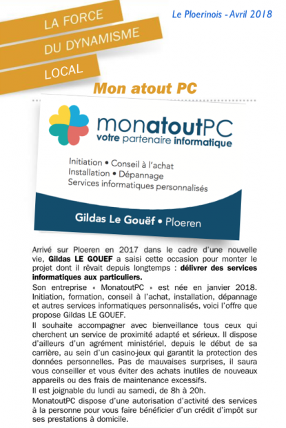 Monatoutpc-le ploerinois-avril 2018 Monatoutpc-le ploerinois-avril 2018